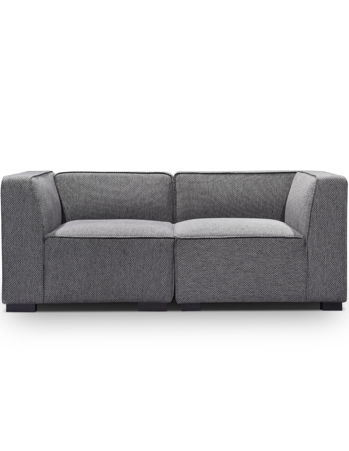 Soft Cube 2 Seat Sofa, Splits into 2 Chairs