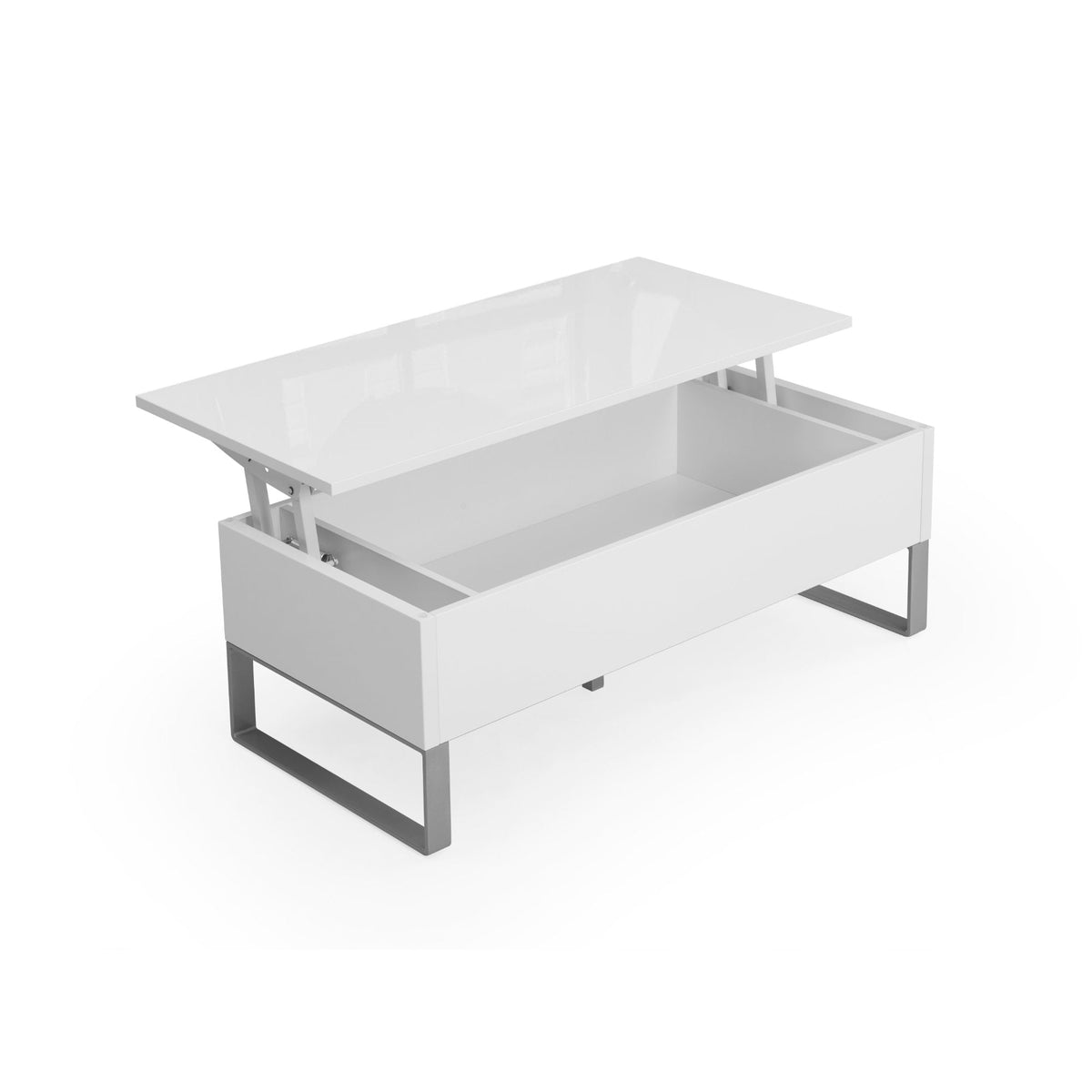 Mesa de centro elevable con almacenamiento extra grande