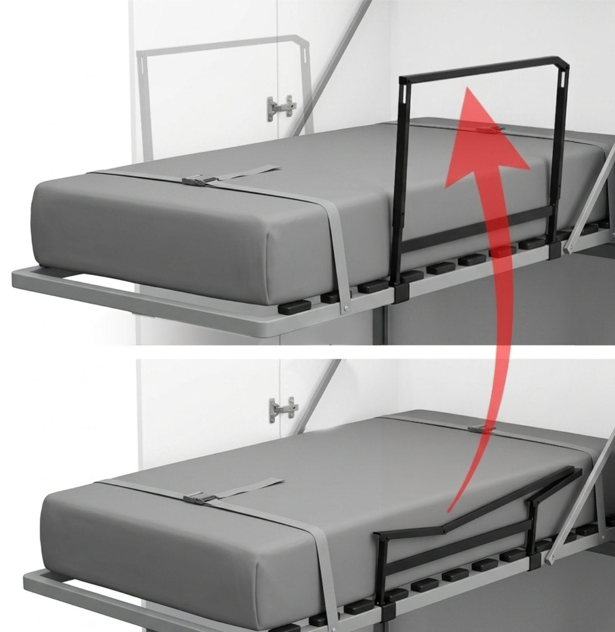 Hidden Vertical Fold Away Bunk Beds