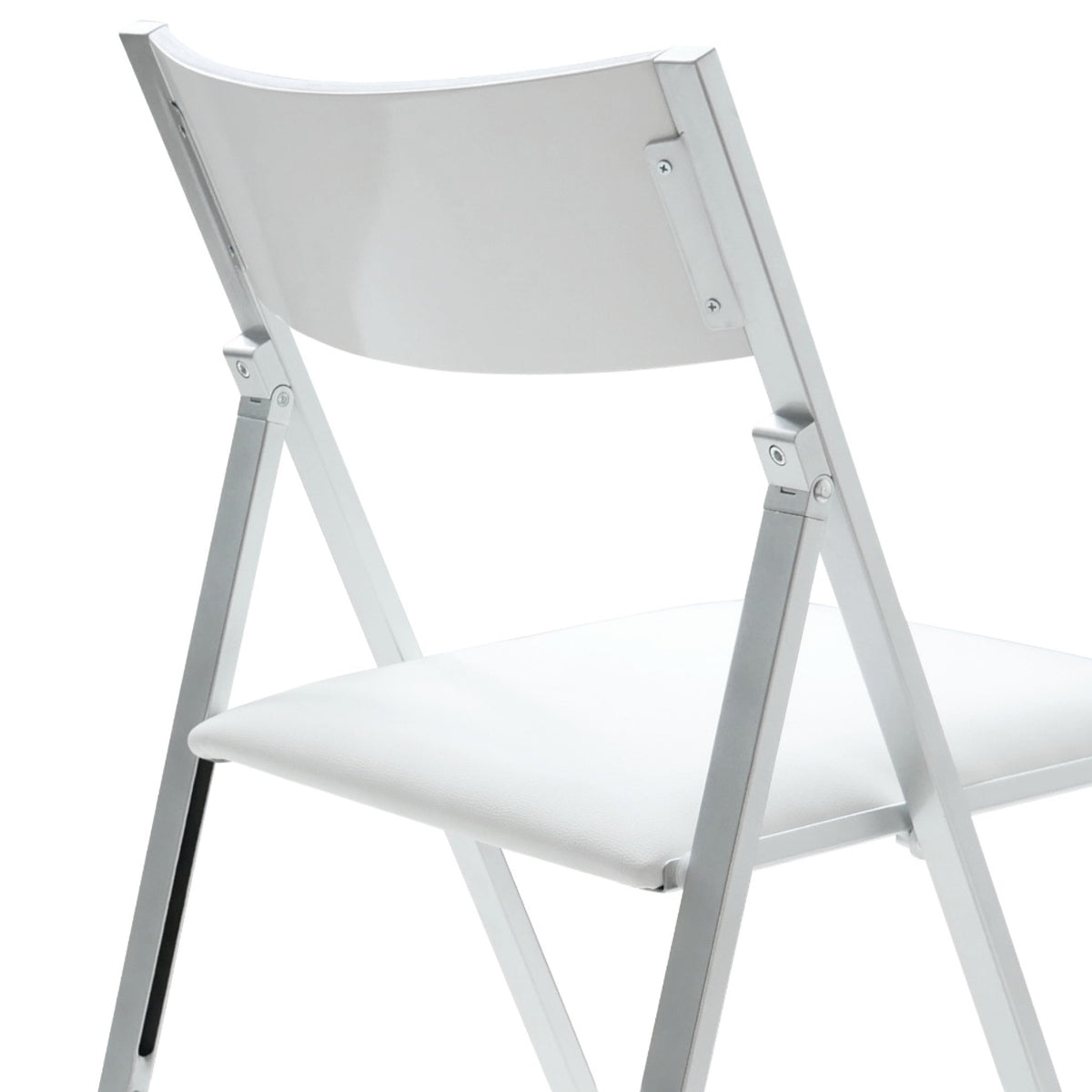 Slim Folding Dining Chairs, Set of 4