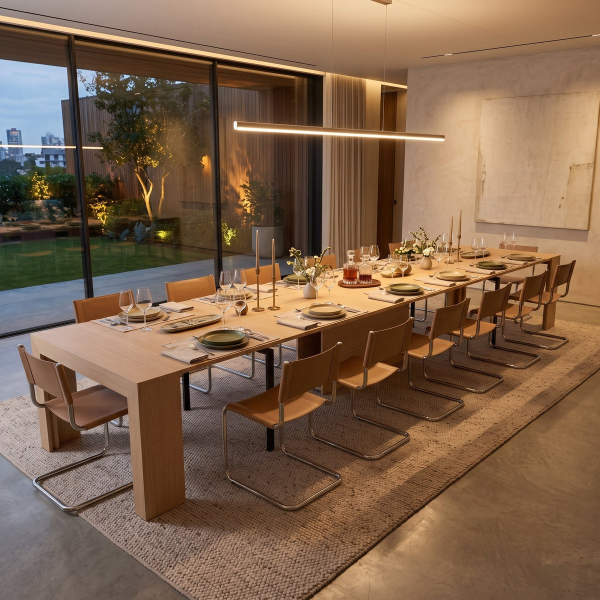 Console to Extra Large Extending Dining and Meeting Table