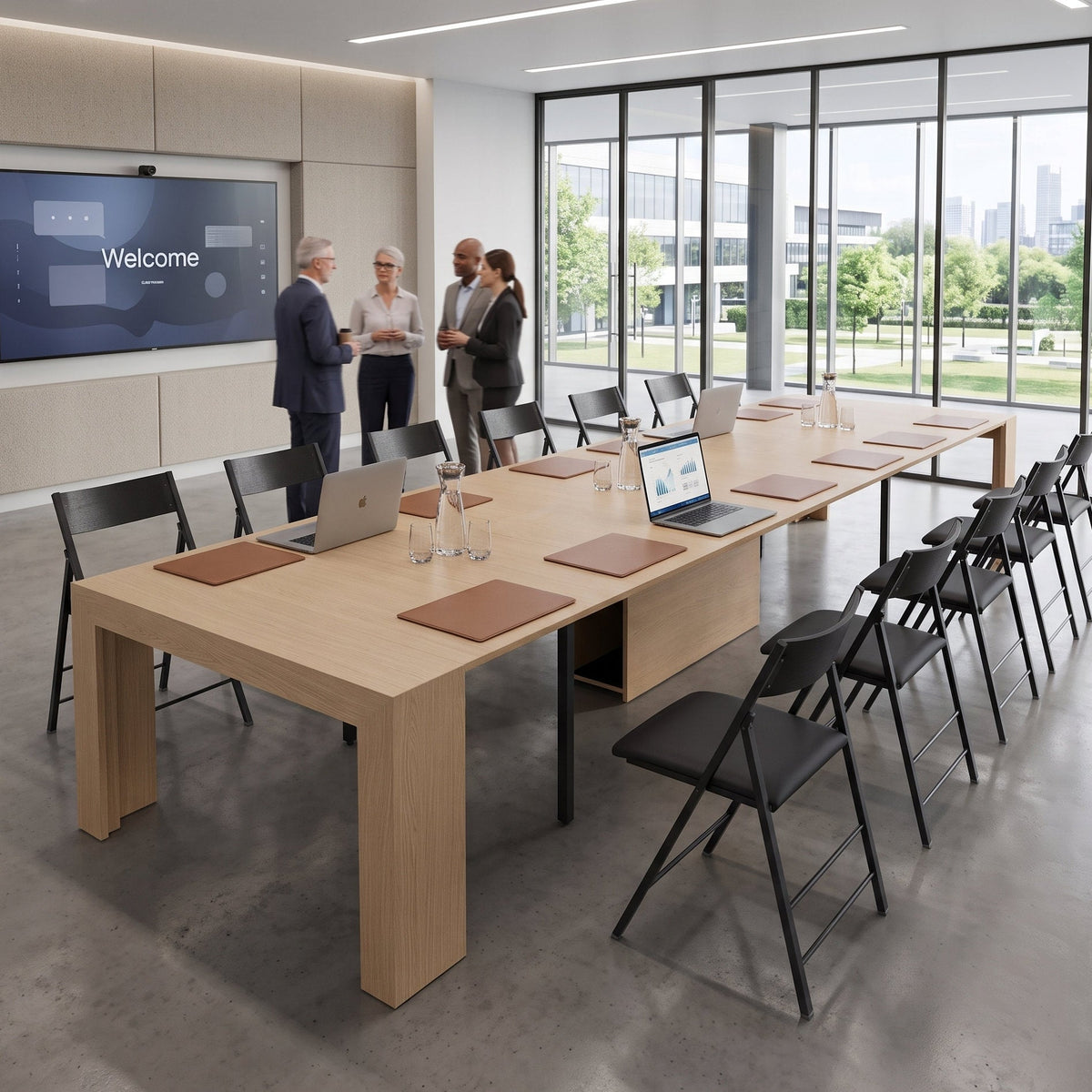Console to Extra Large Extending Dining and Meeting Table