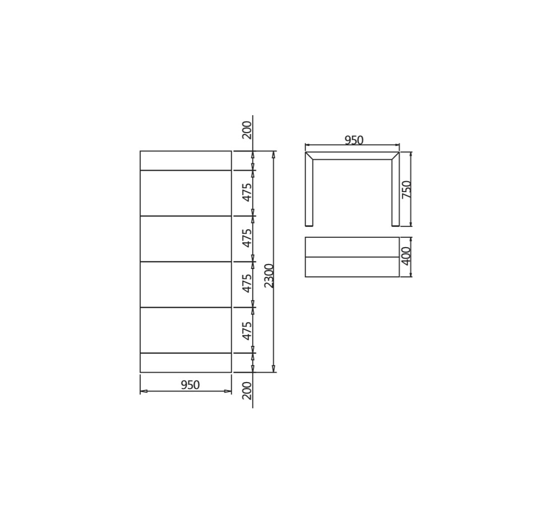 Extending Console Dining Set with 8 Folding Chairs