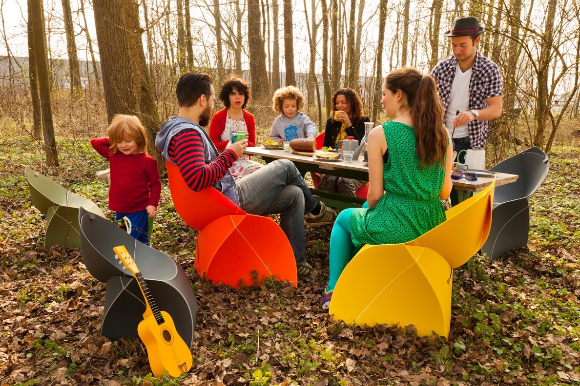 Ultra Thin Envelope Folding Chair