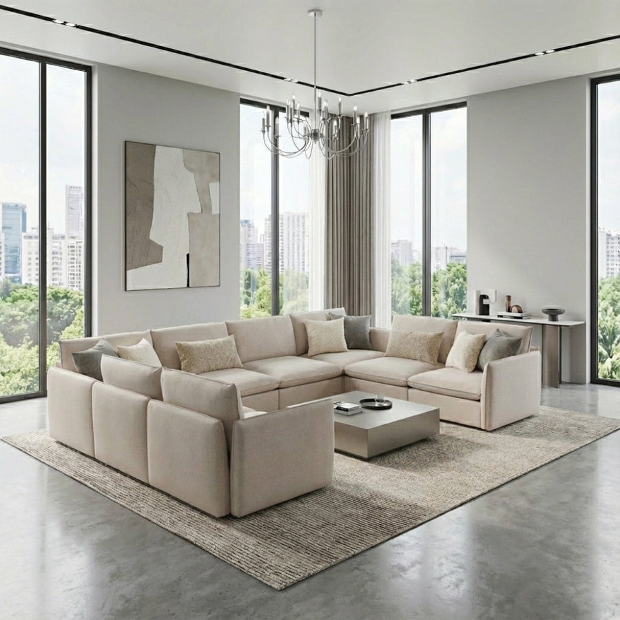 Modular Corner Sofa, Super Sectional