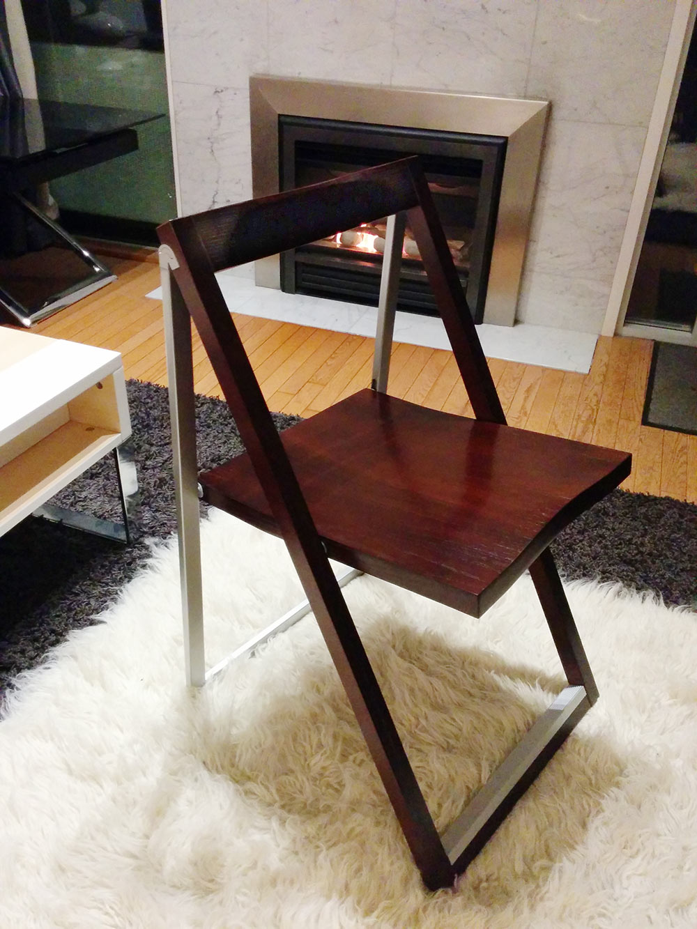 Designer Folding Dining Chairs, Set of 4